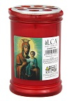Candela plastic cu capac t30 10buc/set [1]