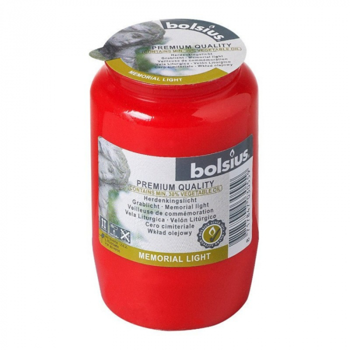 Candela rezerva ulei bolsius bo nr.3 rosu [1]