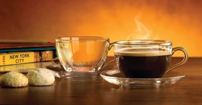 Ceasca Cafea  238 cc  + Farfurioara din Sticla - BASIC [3]