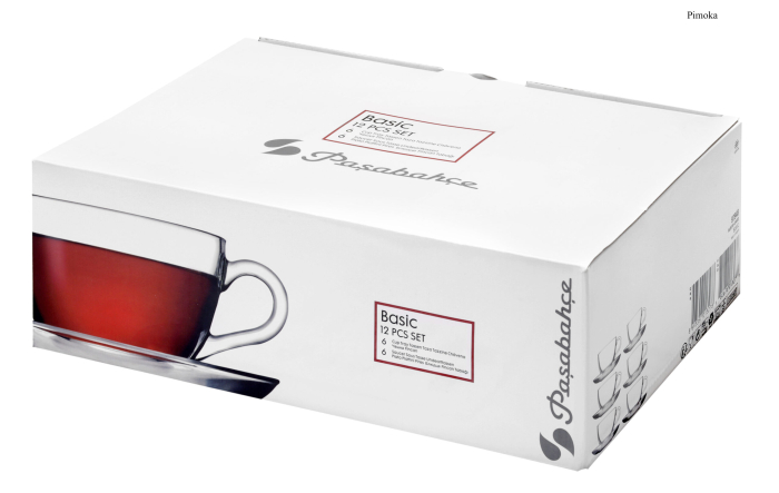 Ceasca Cafea  238 cc  + Farfurioara din Sticla - BASIC [2]