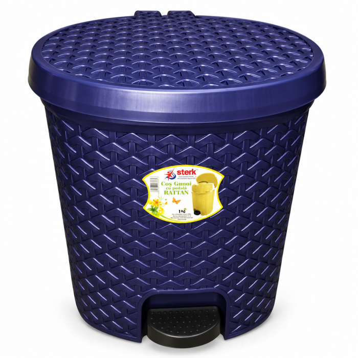 Cos gunoi pedala ratan 5l sterk - diverse culori [2]
