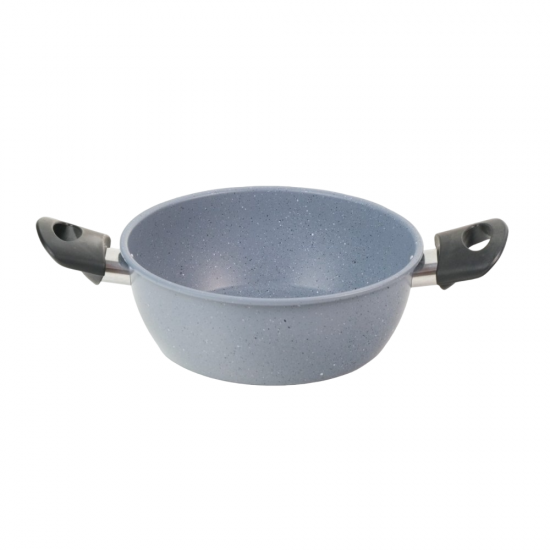 Cratita cu manere antiaderenta marmorata 22cm [3]