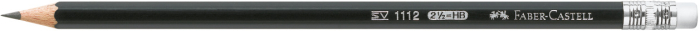Creion grafit HB cu gumă 1112 Faber-Castell [2]