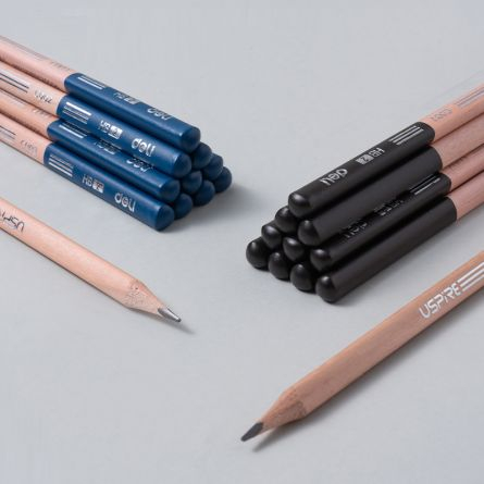 Creion grafit HB fără gumă Deli [6]