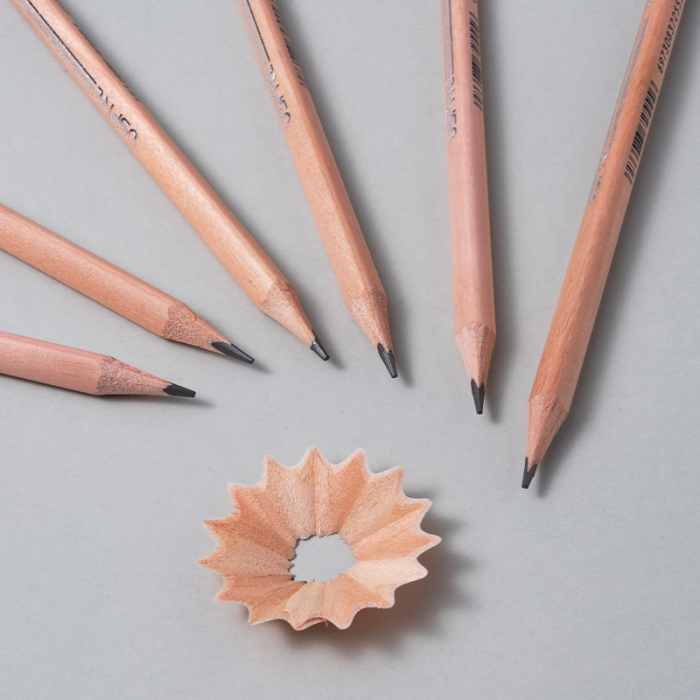 Creion grafit HB fără gumă Deli [4]