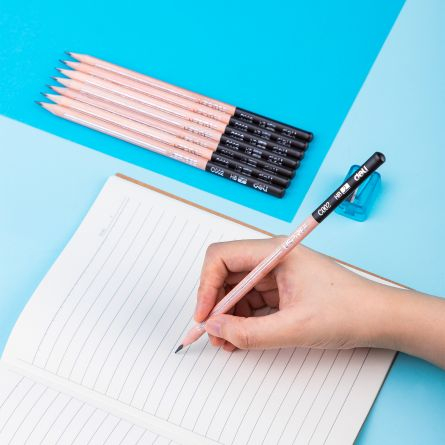 Creion grafit HB fără gumă Deli [11]