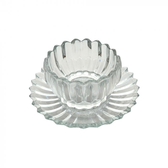 Cupa Înghețată 200 ml cu Farfurie – Set 12 Bucăți [1]