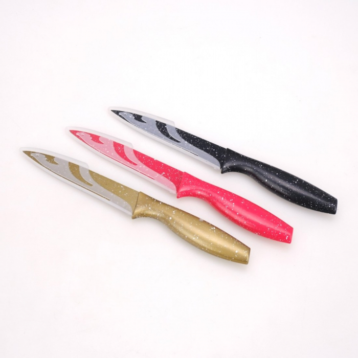 Cuțit Ceramic cu Teacă – Model Color Marmurat | 23,5 cm [6]