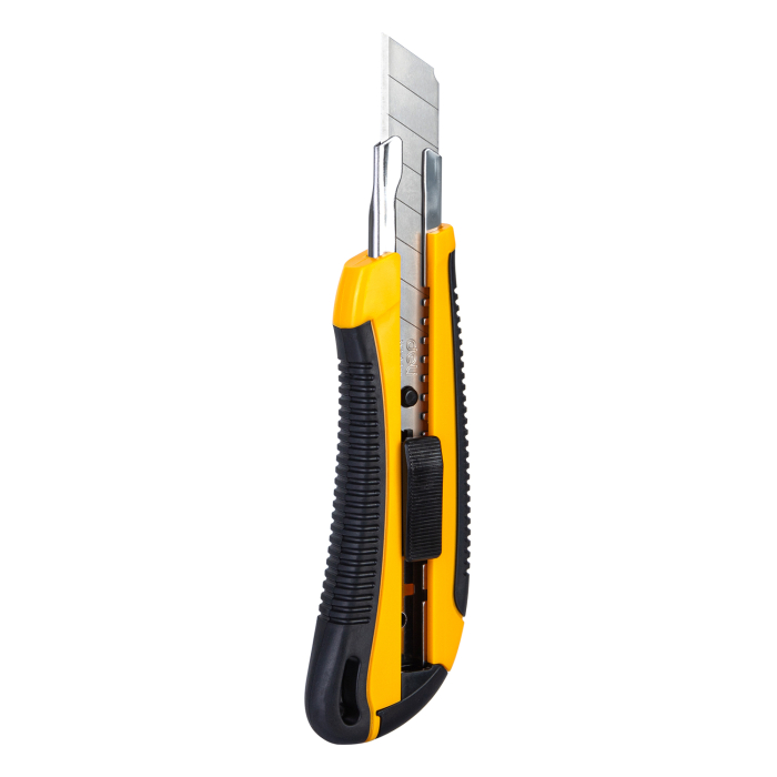 Cutter mare cu șină metalică și grip DELI – 18 cm [2]