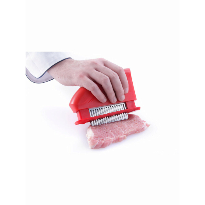 Dispozitiv fragezire carne 51 lame inox, 150x42x(H)118 mm, rosu, Hendi Profi Line [4]