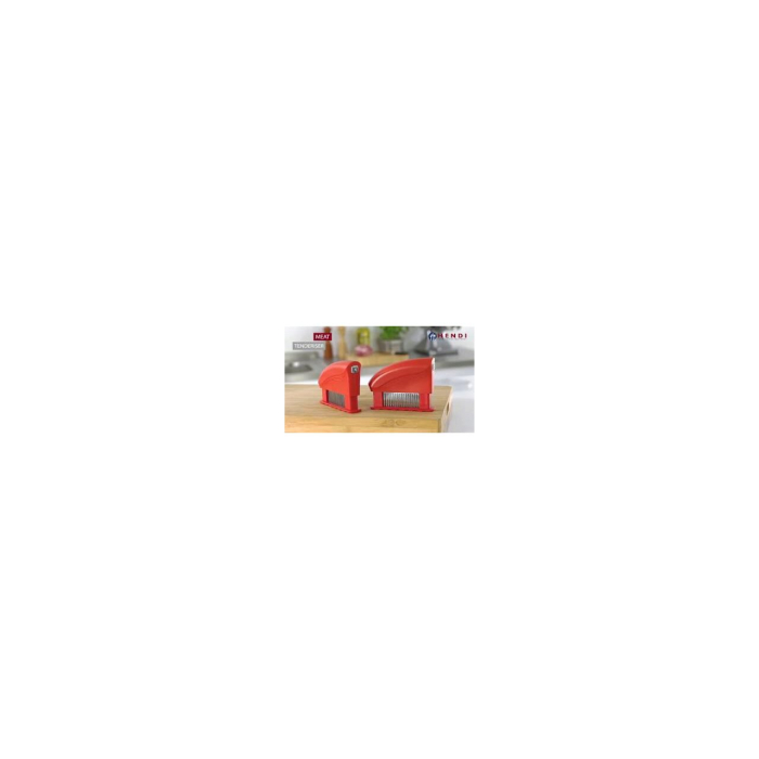 Dispozitiv fragezire carne 51 lame inox, 150x42x(H)118 mm, rosu, Hendi Profi Line [5]