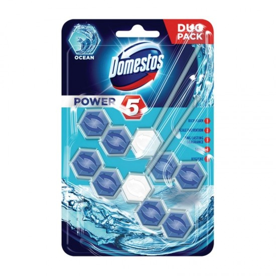 Domestos odorizant wc bile 2x55g ocean [1]