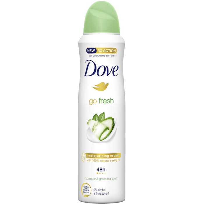 DOVE ANTIPERSPIRANT DEO 150ML ADVANCED CARE CUCUMBER&GREEN TEA [1]