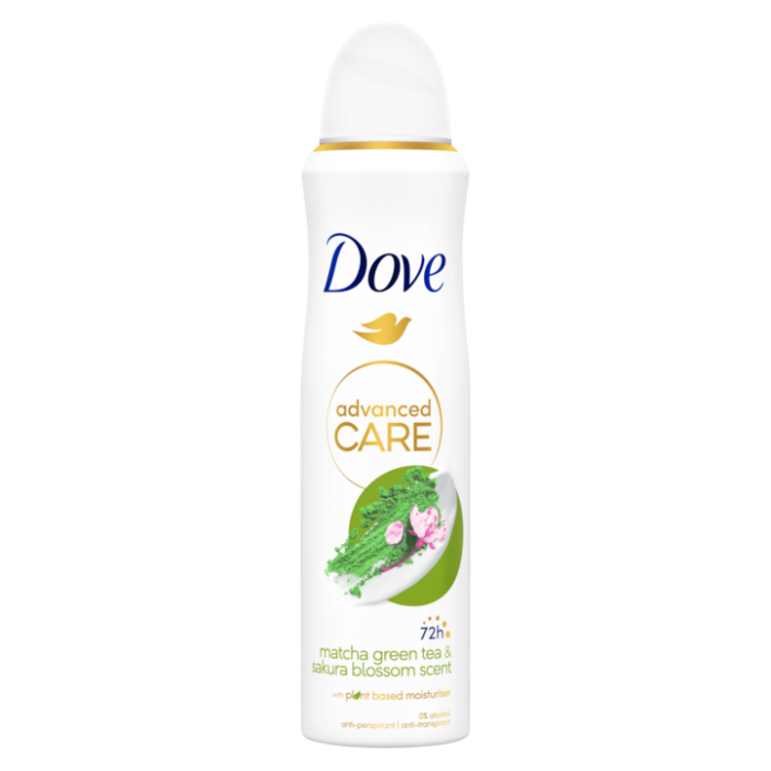 DOVE ANTIPERSPIRANT DEO 150ML ADVANCED CARE MATCHA GREEN [1]