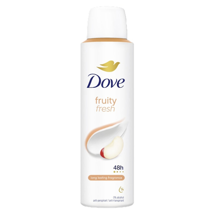 DOVE ANTIPERSPIRANT DEO 150ML FRUITY [1]