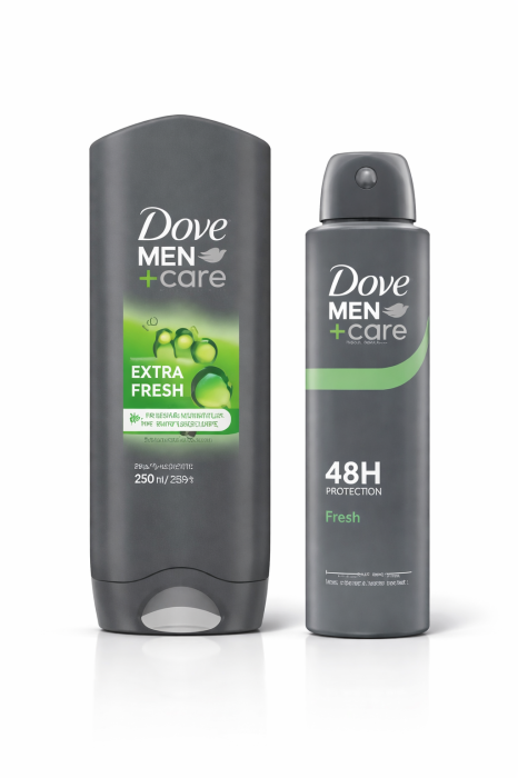 DOVE Casetă Cadou (SG 250ml + DEO 150ml) Men Extra Fresh [2]