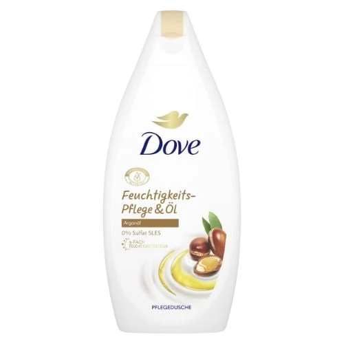 Dove gel dus 400ml nourishing care argan oil 0% [1]