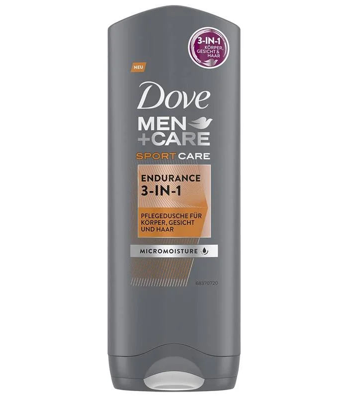 Dove gel dus/sampon 250ml men 3in1 endurance [1]