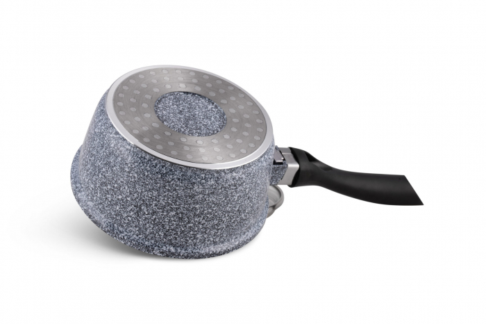 Edenberg cratita cu coada aluminiu granit cu capac sticla 16cm 1.3l eb-8043 [3]