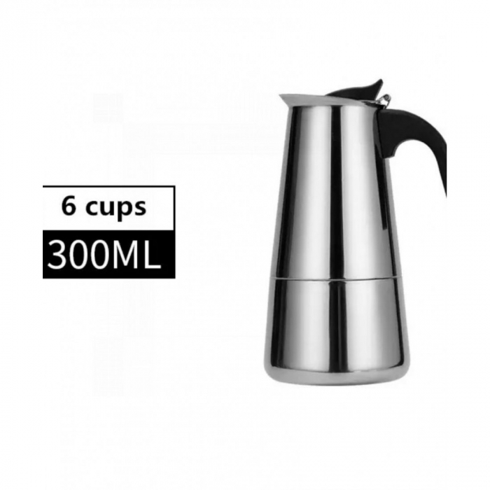Espresor Manual din Inox – 6 Cești (Model MX) [2]