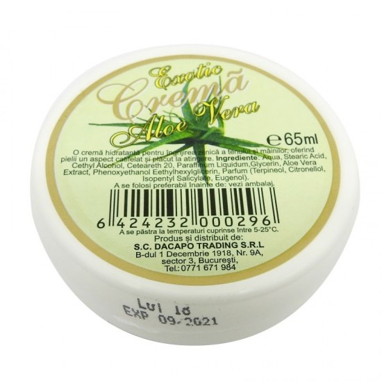 Exotic crema 65ml 12buc/set hidratanta ten si maini aloe vera [1]