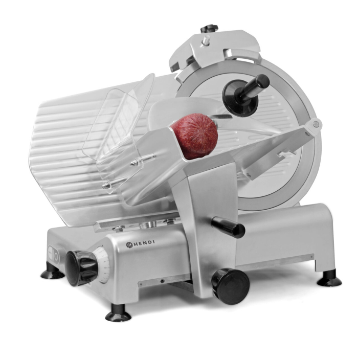 Feliator electric profesional, diametru lama taiere 25 cm, grosime reglabila 0-12 mm, Hendi Profi Line 250, corp aluminiu, 320 W [6]