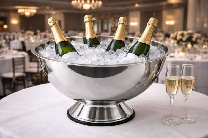 Frapiera Șampanie Inox – Ø 36 cm [2]