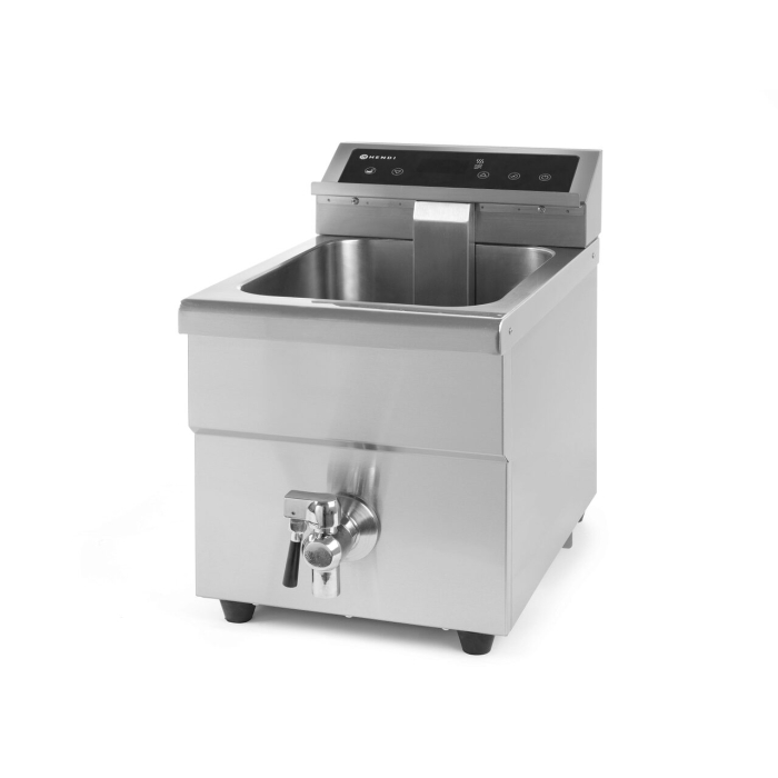 Friteuza cu inductie Hendi Kitchen Line, 8 lt, corp inox, 3500W, functie boost pentru incalzire rapida, Hendi, 290x485x(H)406mm [3]