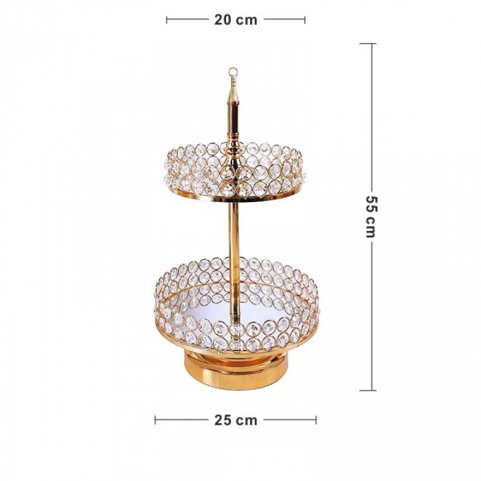 Fructieră Etajată Lux 55x25x25 cm – Eleganță Verticală pentru Prezentări Rafinate [2]