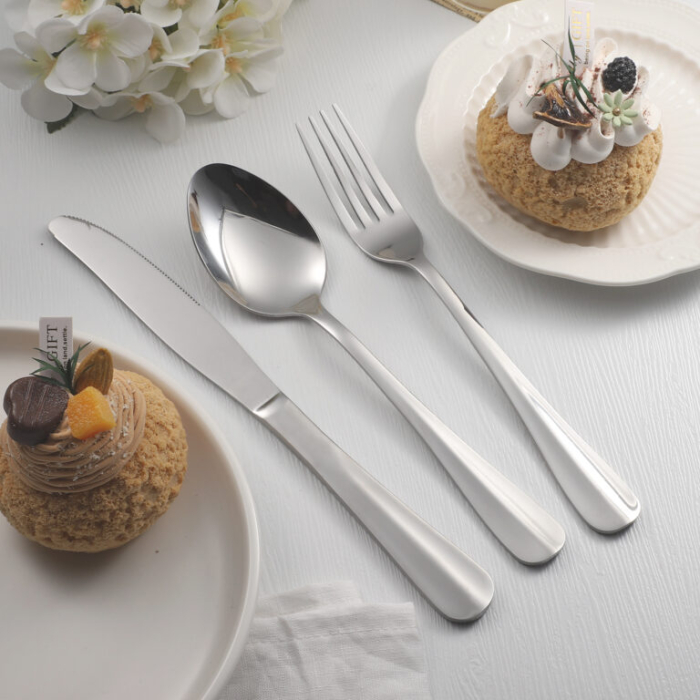 Furculiță din Inox – Baguette - 6 Buc / Set [2]