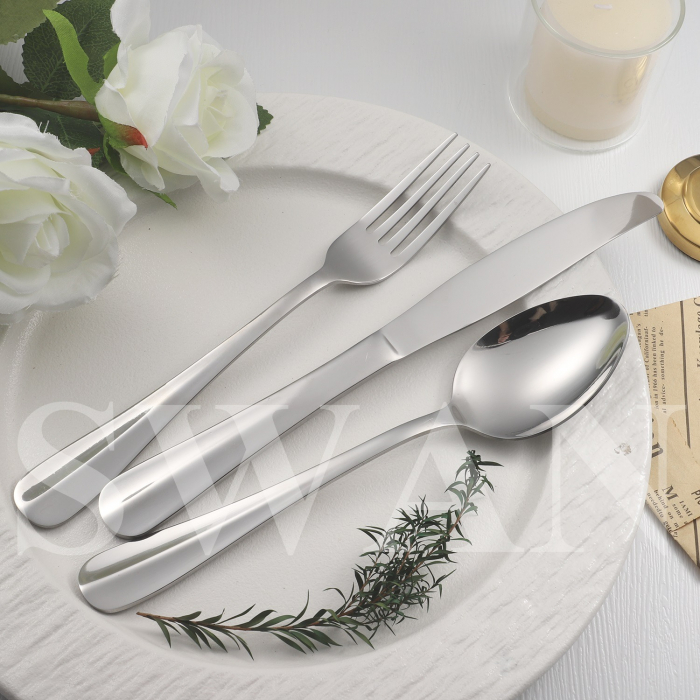 Furculiță din Inox – Baguette - 6 Buc / Set [2]