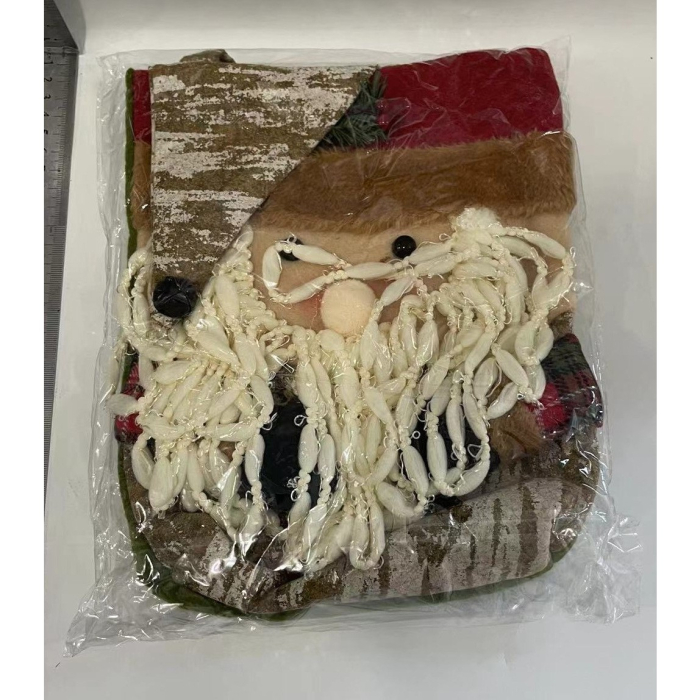 Geanta pentru Cadouri de Craciun, Model Mos Craciun, Decoratiune Sarbatori, 46x23x2 cm, Multicolor [2]