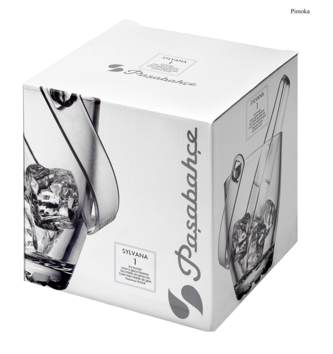 Ghețieră din sticlă 830 ml cu clește, Sylvana - design elegant pentru servire băuturi reci [2]