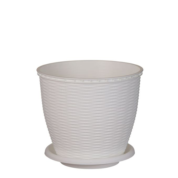 Ghiveci ratan 2.75l alb crl [1]