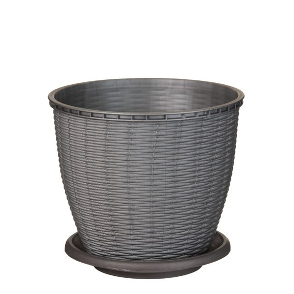 Ghiveci ratan 6l gri crl [1]
