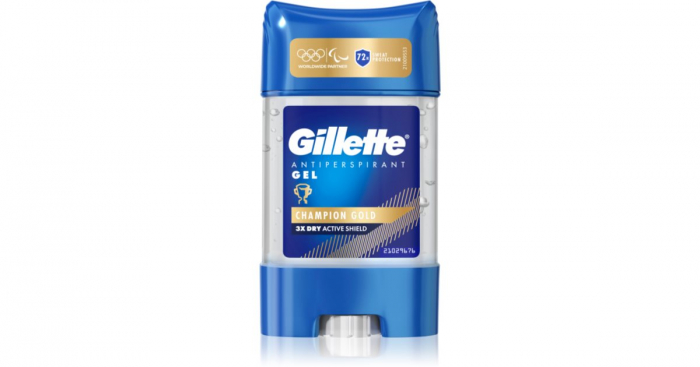 Gillette antiperspirant stick gel 70ml men champion gold [1]