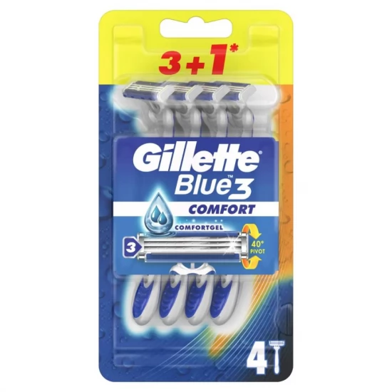Gillette aparat ras blue3 3+1buc plus comfort [1]