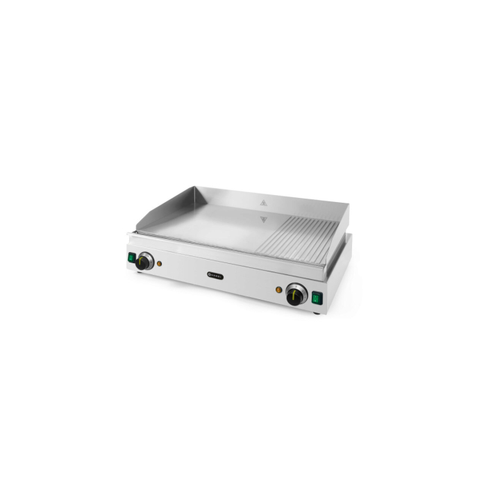Gratar electric 2/3 neted, 1/3 striat Hendi Blue Line, 3500 W, 720x530x(H)250 mm, potrivit si pt uz profesional [2]