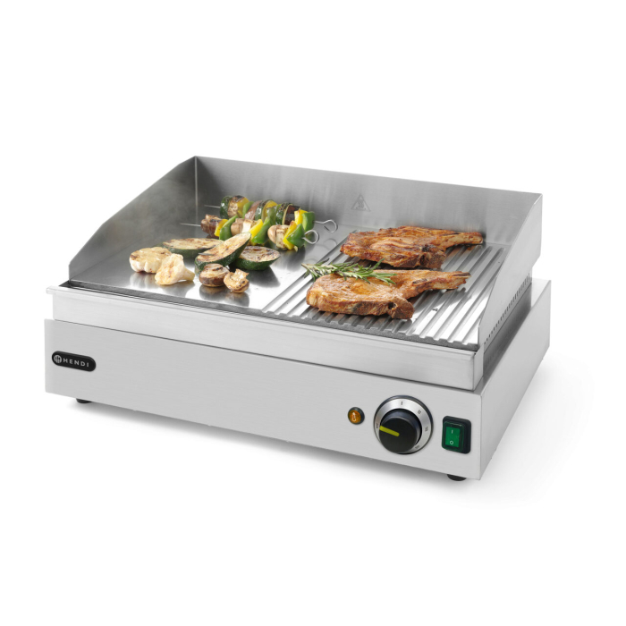Gratar Profi Line 1/2 neted, 1/2 striat, 230V/2400W, 550x380x(H)240 mm [6]