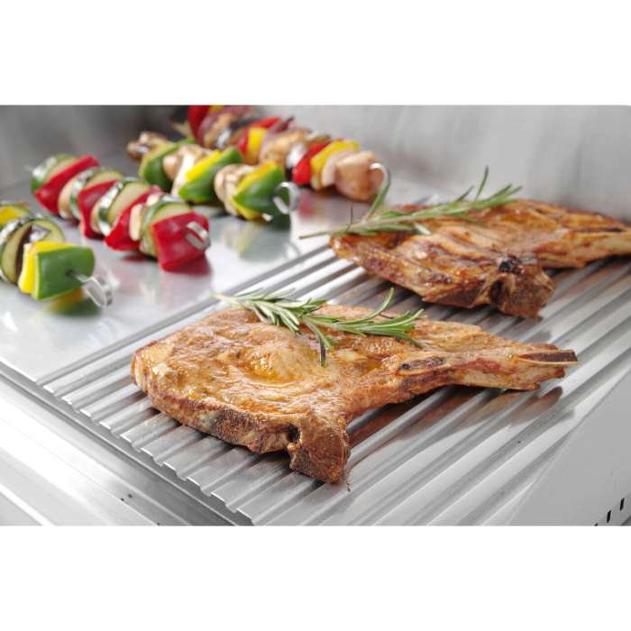 Gratar Profi Line 1/2 neted, 1/2 striat, 230V/2400W, 550x380x(H)240 mm [7]
