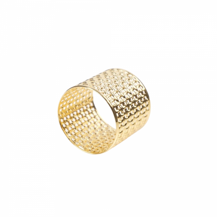 Inel pentru Șervet de Masă Gold – | 4 x 4 x 3,5 cm [1]