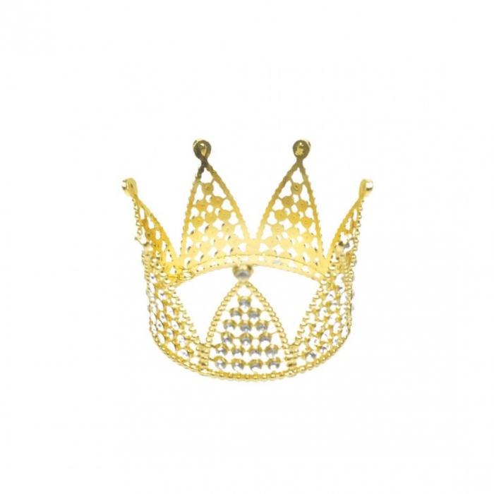 Inel pentru Șerveț Masă, Model Coroniță – Fier + PVC | 5 x 7,5 cm [2]