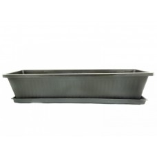 Jardiniera decor+farfurie 60cm wenge crl [1]