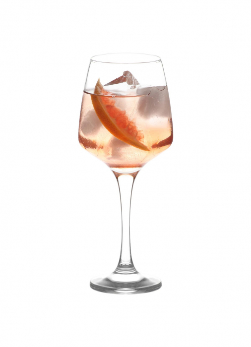 Pahare cu Picior Lav Lal 592, 400 ml, Sticlă Transparentă - 6 Buc / Set [3]
