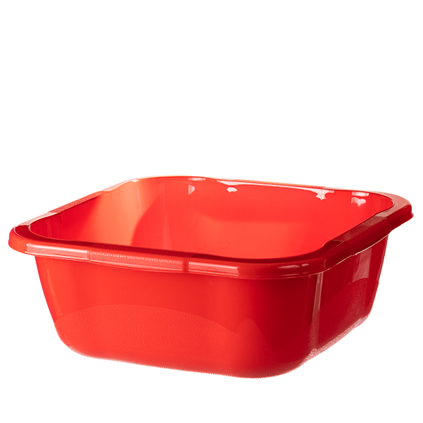 Lighean patrat universal, din plastic 4l diverse culori mx [2]