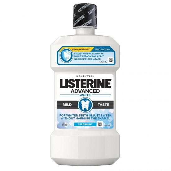 Listerine apa gura 500ml advanced white [1]