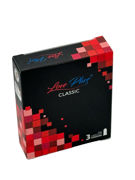 Love Plus Prezervative Classic 3 Buc / Cutie [2]