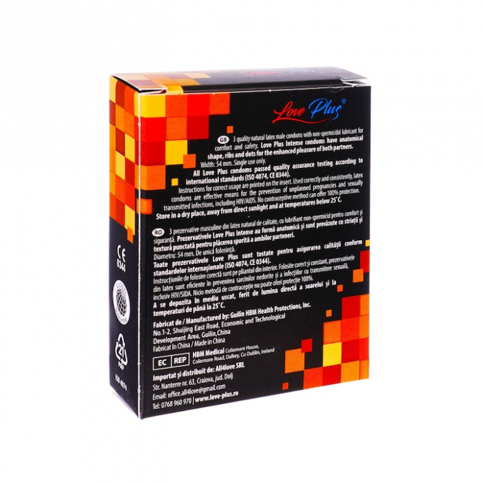 Love Plus Prezervative Intense 3 Buc / Cutie [2]