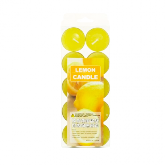 Lumanari Parfumate cu aroma de lamaie 10 Buc / Set [1]