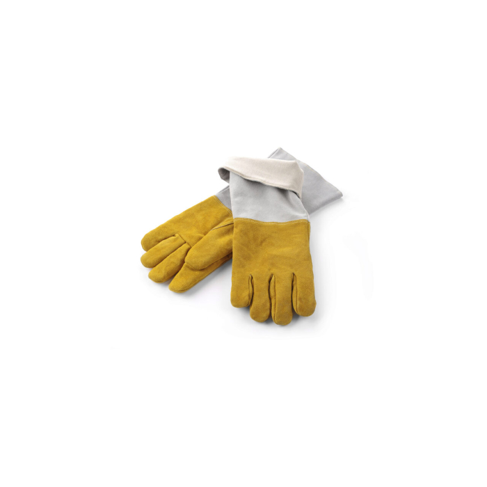 Manusi pentru cuptor Hendi, din piele, cu degete, lungime 460 mm, rezistente la temperaturi de pana la 250 C [3]